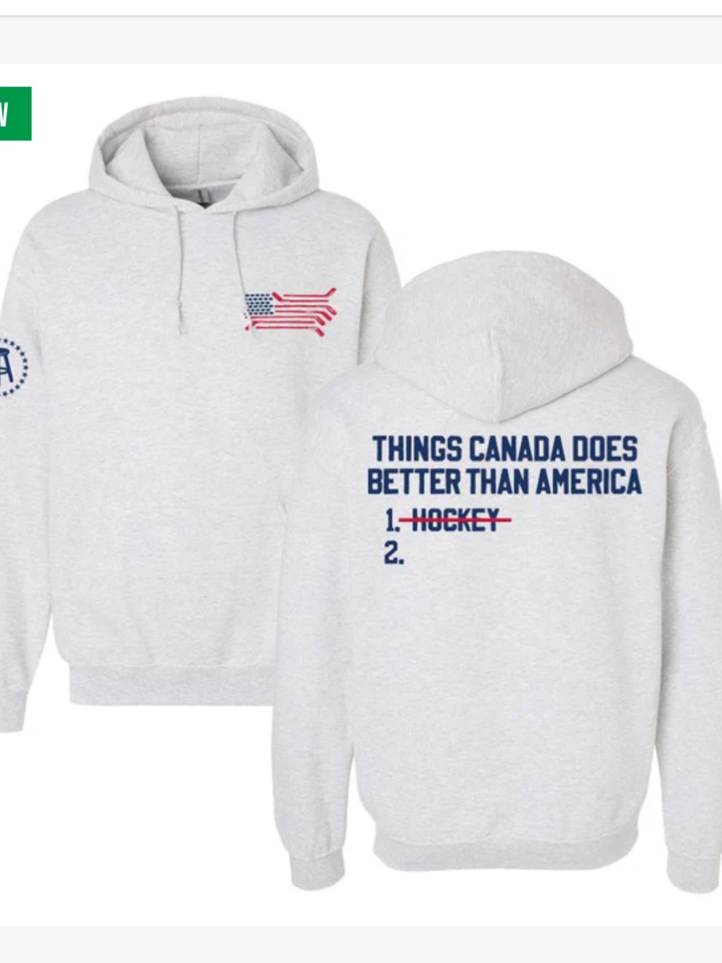 Nwot Us Hockey Hoodie  Large